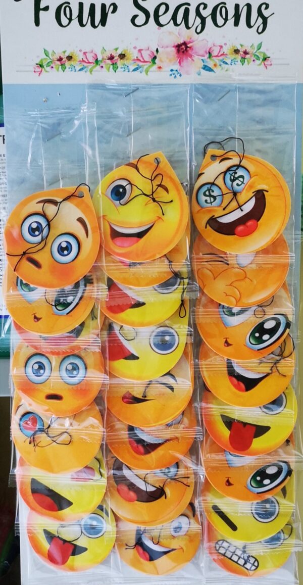 Profumo cartoncino smile confezione 24 pz (vaniglia)