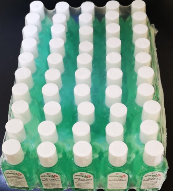 PRIMAGEL Gel Mani Disinfettante flacone 50ml x 50pezzi (Presidio Medico Chirurgico Reg. Min. Salute n° 18761) (Copia)