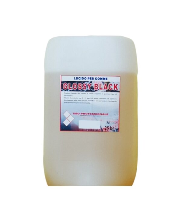Glossy Black Tanica 25kg (Trasparente)