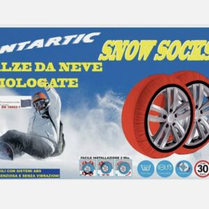 CALZE DA NEVE-ANTARTIC SNOW SOCKS OMOLOGATE UNI EN 16662-1 MISURA L